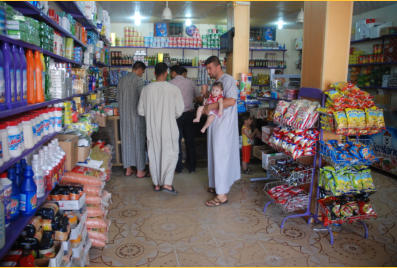 Grocery shopping in Dholoyia