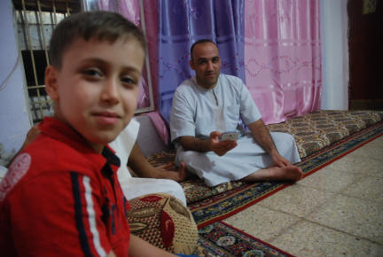 At my driver's home